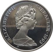 1 Crown - Elizabeth II Queen Anne obverse image