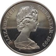 1 Crown - Elizabeth II King George I obverse image