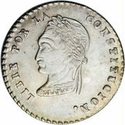 1 Sol, Bolivia, 1855-1856 reverse image