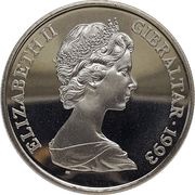 1 Crown - Elizabeth II King George II obverse image