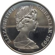 1 Crown - Elizabeth II King George VI obverse image
