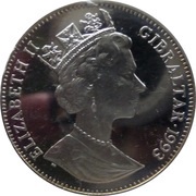 1 Crown - Elizabeth II Skaters obverse image