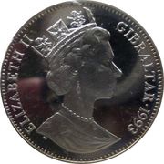 1 Crown - Elizabeth II Ice Hockey obverse image