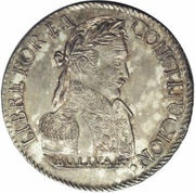 2 Soles, Bolivia, 1827-1829 reverse image