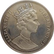 1 Crown - Elizabeth II International Friendship China obverse image