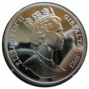 1 Crown - Elizabeth II General Sikorski; Silver Proof obverse image