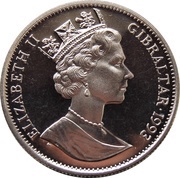1 Crown - Elizabeth II Mrs. Tiggy Winkle obverse image