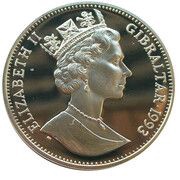 1 Crown - Elizabeth II Jemima Puddle-Duck; Silver Proof obverse image