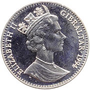 1 Crown - Elizabeth II Elephants obverse image