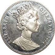 1 Crown - Elizabeth II Squadron 202 in Gibraltar obverse image