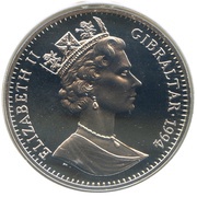 1 Crown - Elizabeth II Squadron 202 in Gibraltar; Silver Proof obverse image