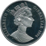 1 Crown - Elizabeth II King George VI and pilots; Silver Proof obverse image