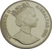 1 Crown - Elizabeth II General Eisenhower obverse image