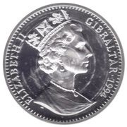 1 Crown - Elizabeth II First Man on the Moon - Return journey; Silver Proof obverse image