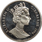1 Crown - Elizabeth II First Man on the Moon - Moon Landing obverse image