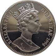 1 Crown - Elizabeth II "Sherlock Playing the Violin" obverse image