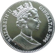 1 Crown - Elizabeth II "The Mary Celeste" obverse image