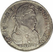 4 Soles, Bolivia, 1827-1829 reverse image