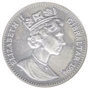 1 Crown - Elizabeth II The Hound of Baskervilles; Silver Proof obverse image