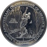 1 Crown - Elizabeth II "The Final Problem", United Kingdom, 1994 reverse image