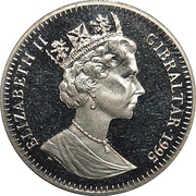 1 Crown - Elizabeth II Sperm Whale obverse image