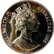 1 Crown - Elizabeth II Island Games obverse image