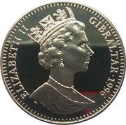 1 Crown - Elizabeth II Shag Birds; Silver Proof obverse image