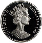 1 Crown - Elizabeth II Marilyn Monroe; Silver Proof obverse image