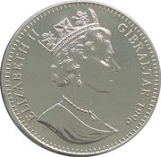 1 Crown - Elizabeth II Audrey Hepburn obverse image