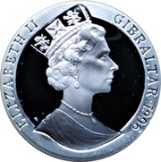 1 Crown - Elizabeth II Euro '96; Goaliath obverse image