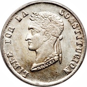 4 Soles, Bolivia, 1853-1859 reverse image