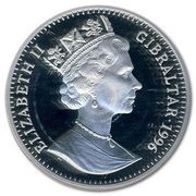 1 Crown - Elizabeth II Elvis Presley; Silver Proof obverse image
