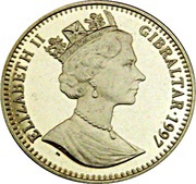 1 Crown - Elizabeth II Peacock obverse image