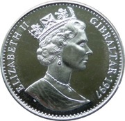 1 Crown - Elizabeth II Peter Rabbit standing obverse image