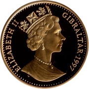 1 Crown - Elizabeth II Queen with cheering crowd; Silver Proof obverse image