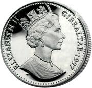 1 Crown - Elizabeth II Liberty U.S.A; Silver Proof obverse image