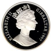 1 Crown - Elizabeth II Trooping the Colour; Silver proof obverse image
