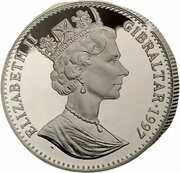 1 Crown - Elizabeth II Queen’s Birthday - Ceremony of the Keys; Silver Proof obverse image