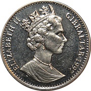 1 Crown - Elizabeth II Dragon Dancers obverse image