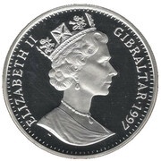 1 Crown - Elizabeth II Dragon Dancers obverse image