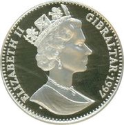 1 Crown - Elizabeth II The Pyramids of Egypt obverse image