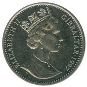 1 Crown - Elizabeth II Moses - Temple of Solomon obverse image