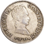 8 Soles, Bolivia, 1841-1846 reverse image