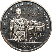 1 Crown - Elizabeth II The Roman Empire, United Kingdom, 1997 reverse image