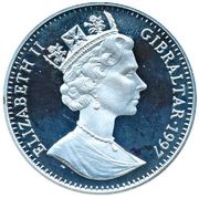 1 Crown - Elizabeth II Islamic Civilization; Silver Proof obverse image