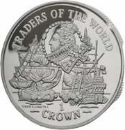 1 Crown - Elizabeth II Elizabeth I, United Kingdom, 1997 reverse image
