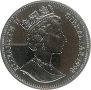 1 Crown - Elizabeth II Theory of evolution obverse image