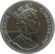 1 Crown - Elizabeth II Charles Darwin obverse image