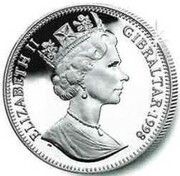 1 Crown - Elizabeth II Guilin Hills obverse image