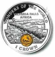 1 Crown - Elizabeth II Victoria Falls reverse image